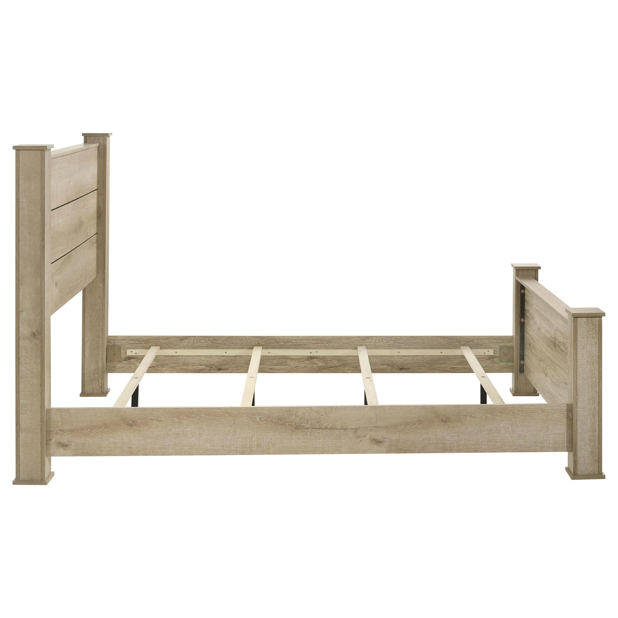 Oakglen Weathered Oak California King Panel Bed - Image 6