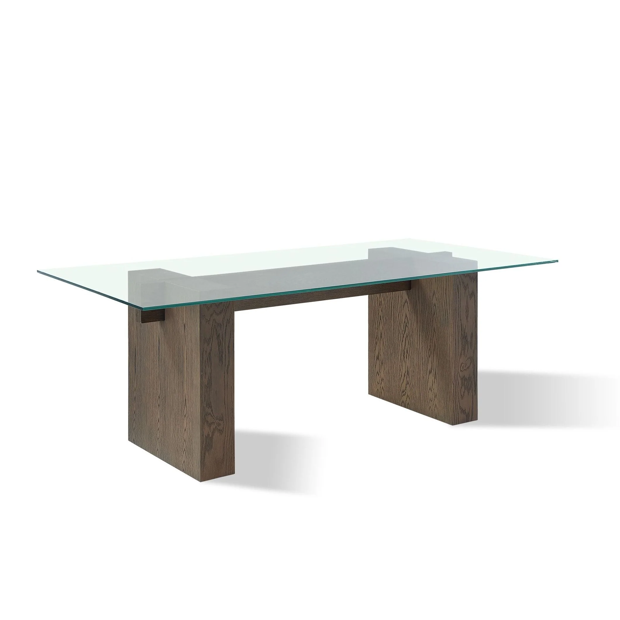 Oakland Glass Table in Brunette - Image 4