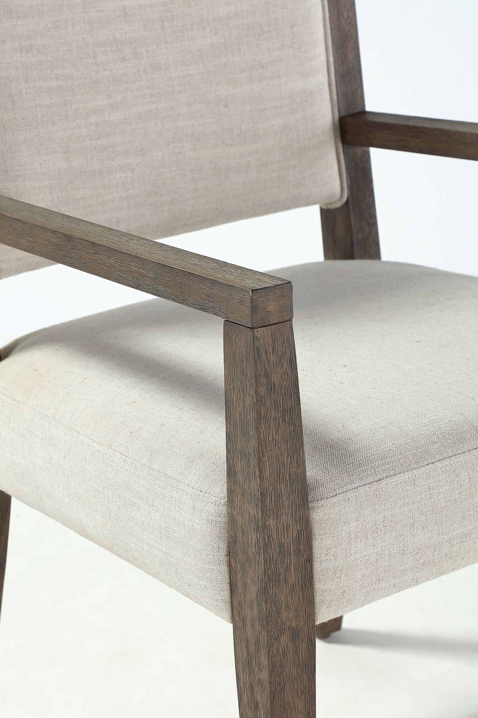 Oakland Upholstered Arm Chair in Brunette (Set of 2) - Image 8