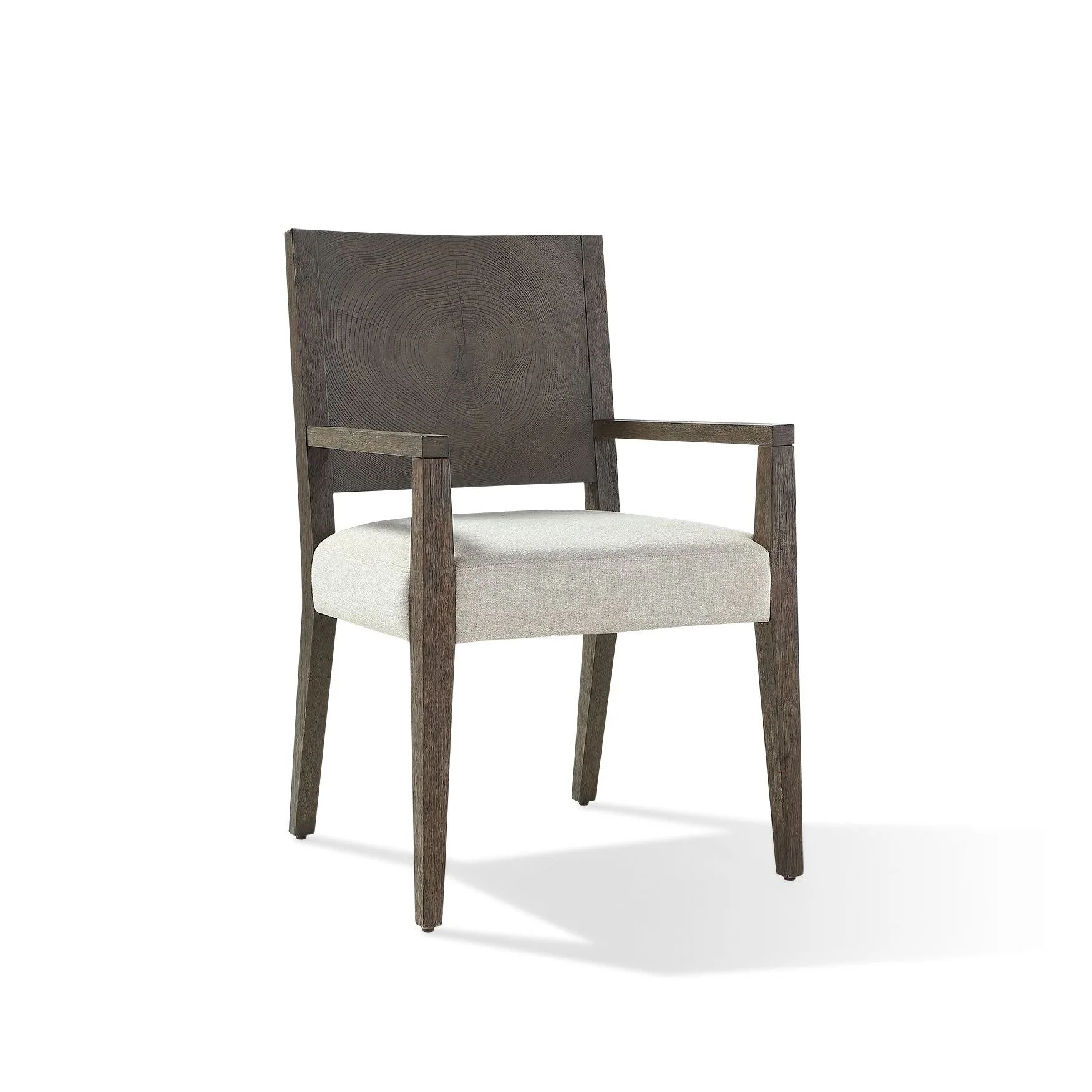 Oakland Wood Arm Chair in Brunette (Set of 2) - Image 4