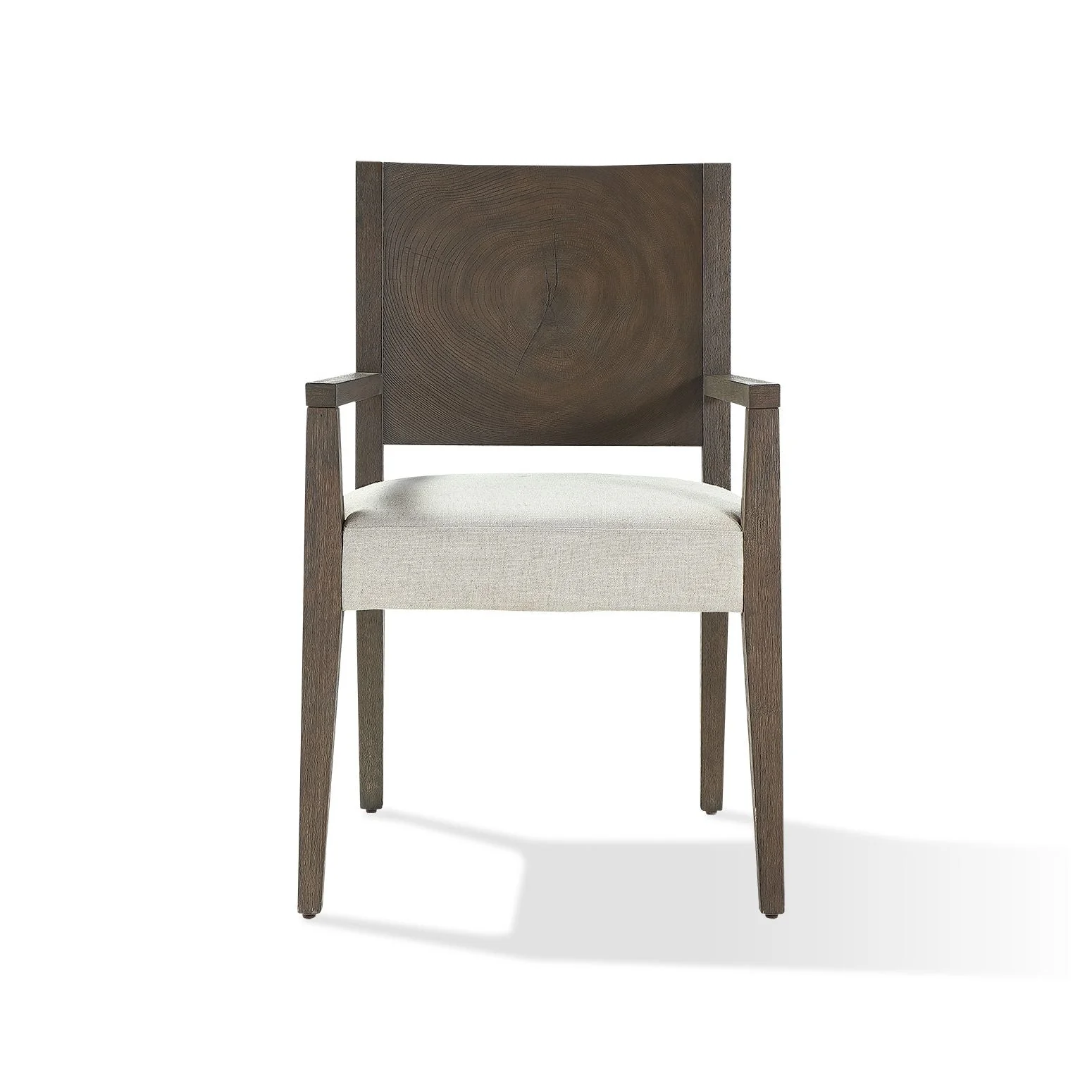 Oakland Wood Arm Chair in Brunette (Set of 2) - Image 5