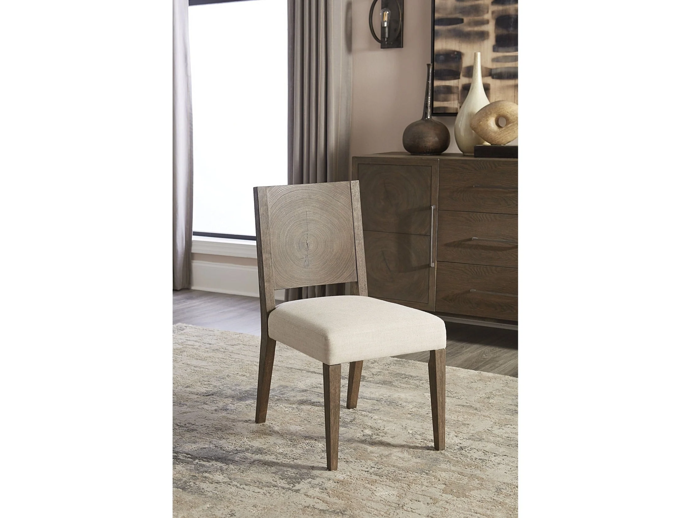 Oakland Wood Side Chair in Brunette (Set of 2)
