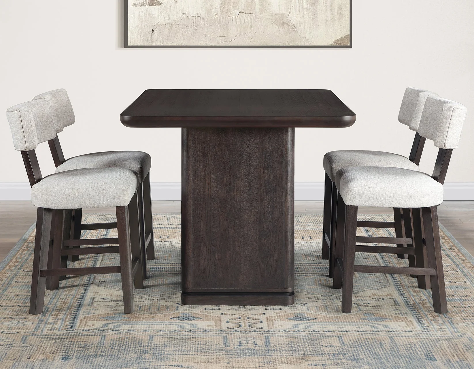 Oakley Charcoal Brown Counter Height Dining Set - Image 24
