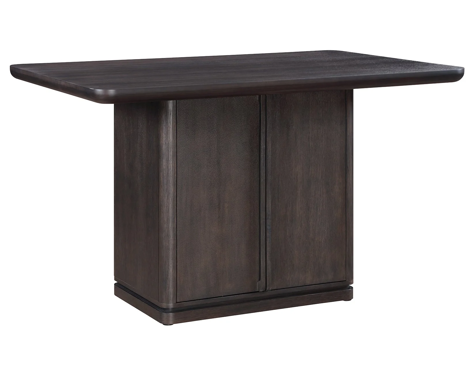 Oakley Charcoal Brown Counter Storage Table - Image 5