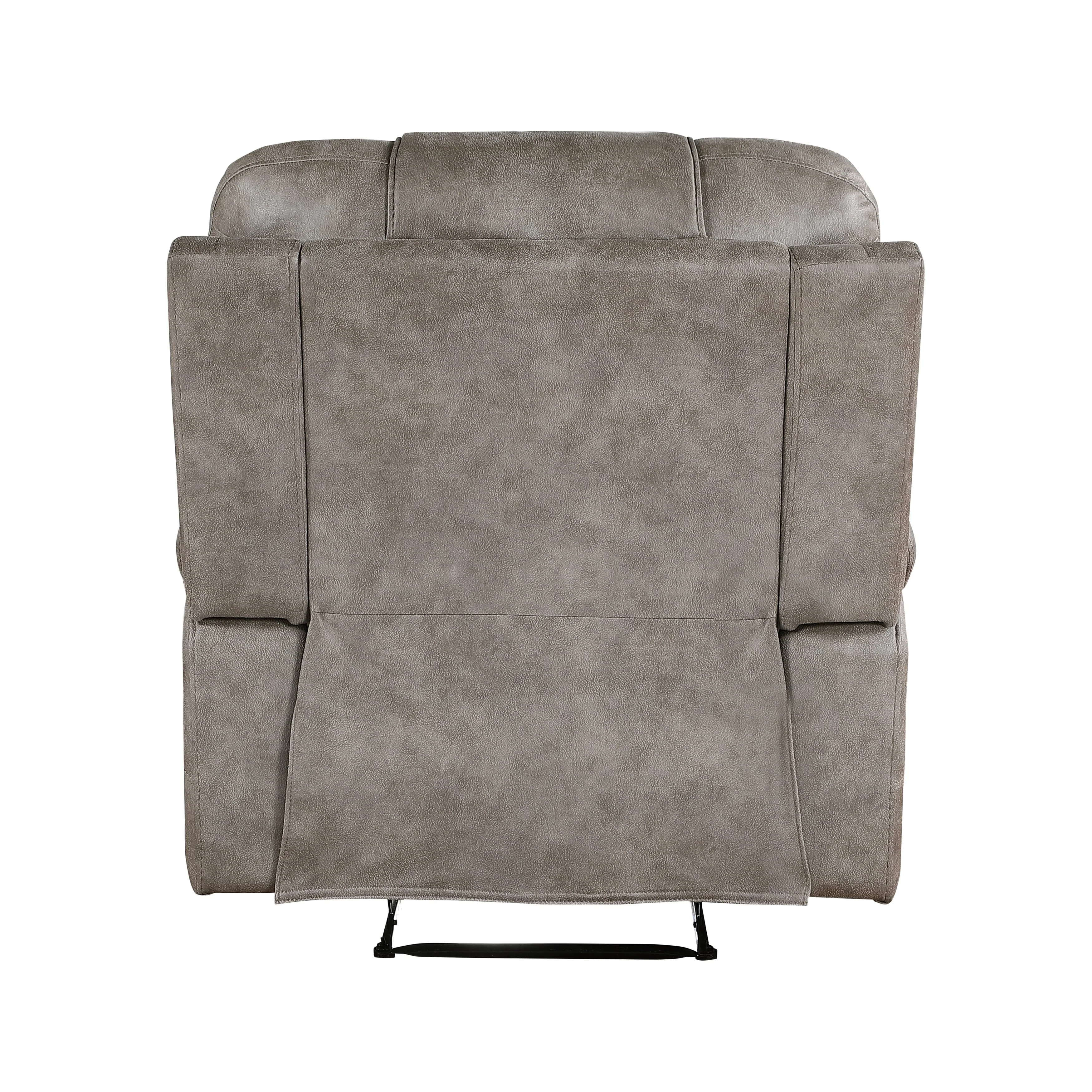 Oberon Grayish Brown Reclining Chair - Image 4