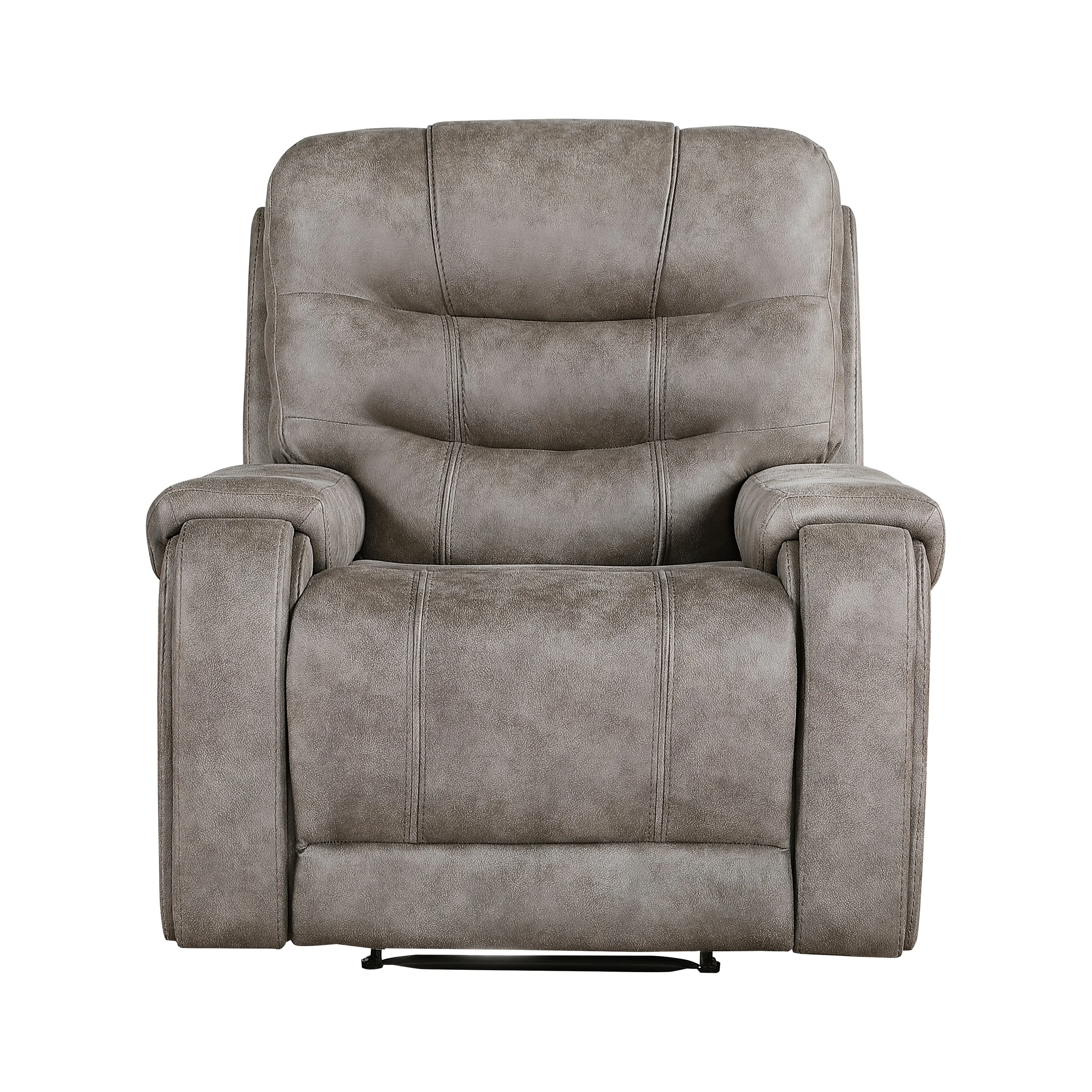 Oberon Grayish Brown Reclining Chair - Image 7