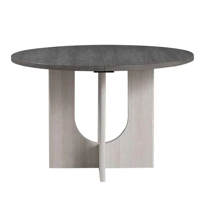 Oberto Gray Round Dining Table - Image 5
