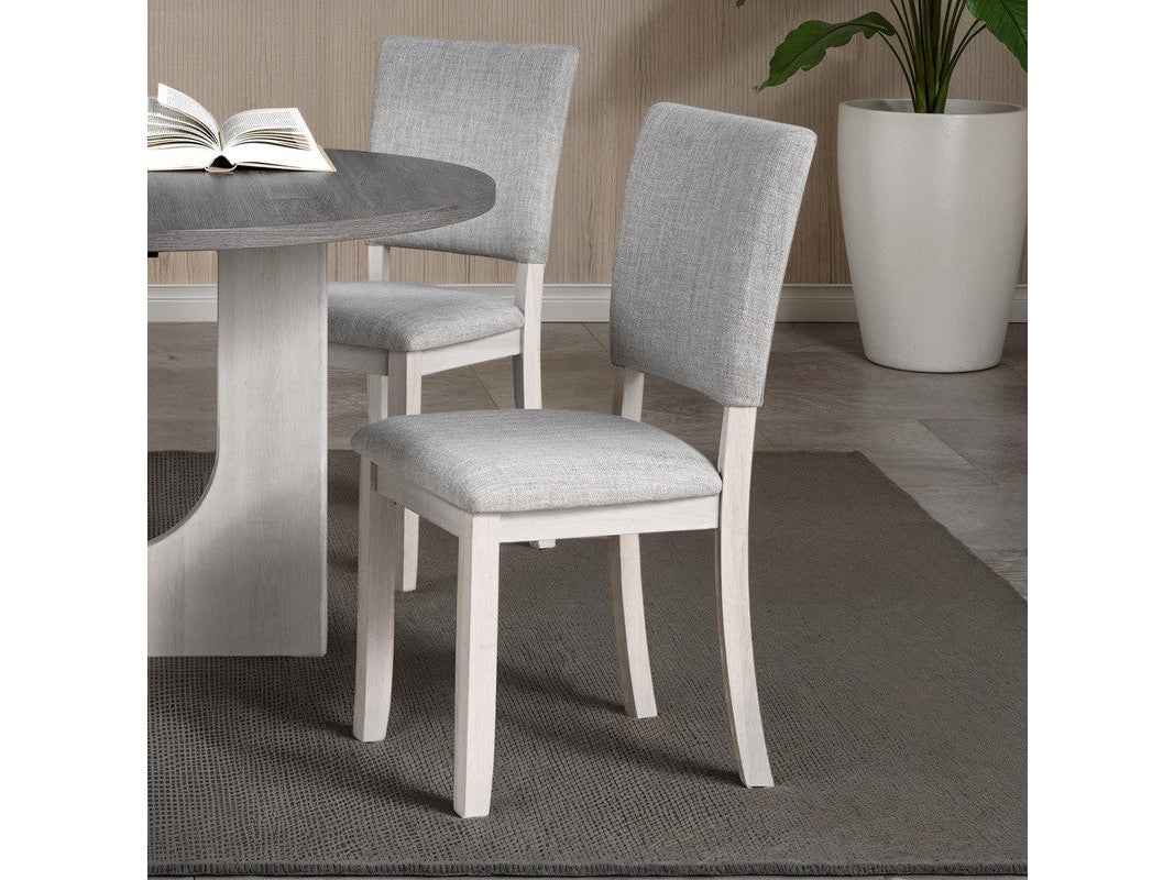 Oberto Gray Side Chair (Set of 4)