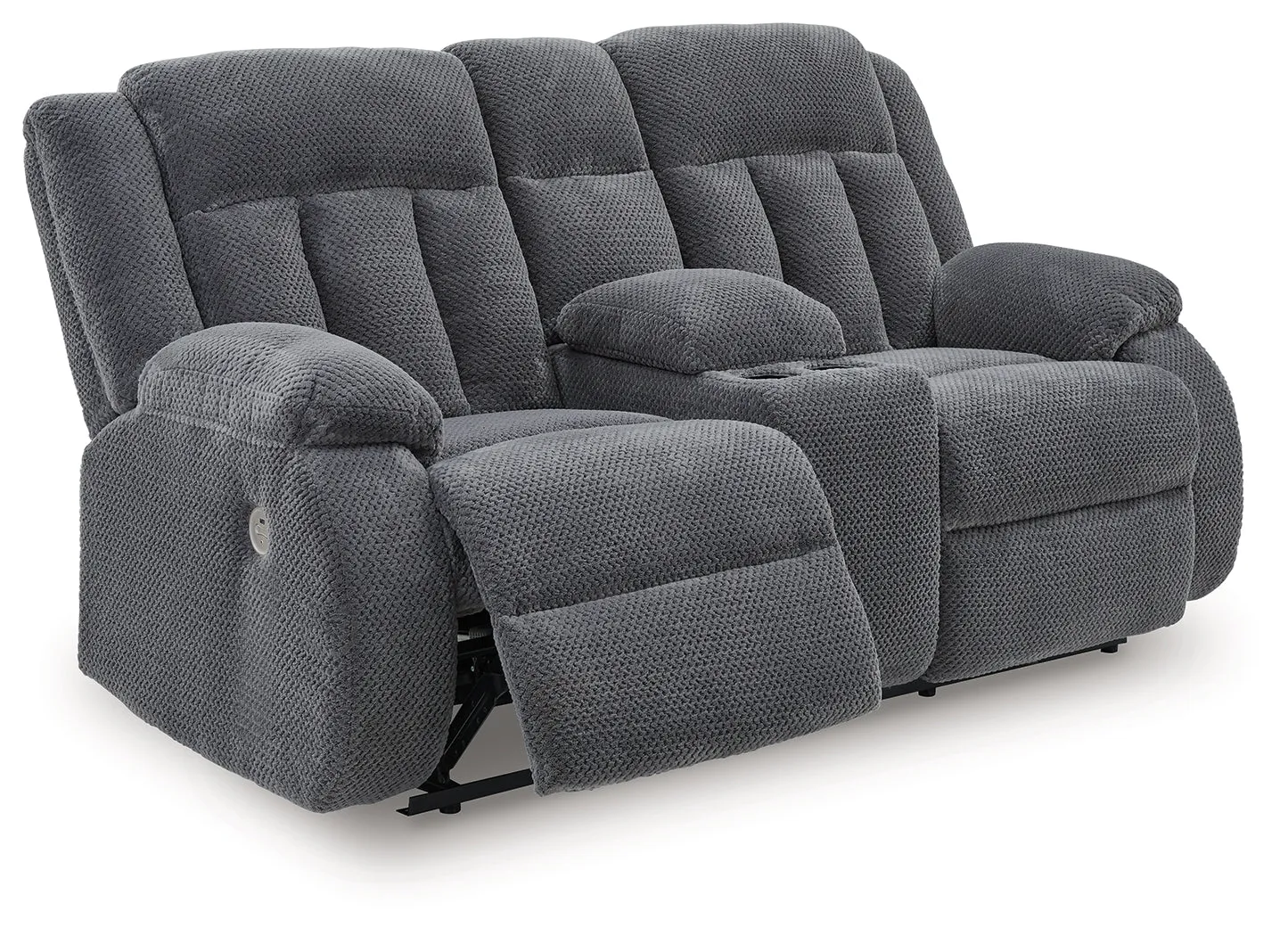 Observation Steel Power Reclining Loveseat with Console - Image 3