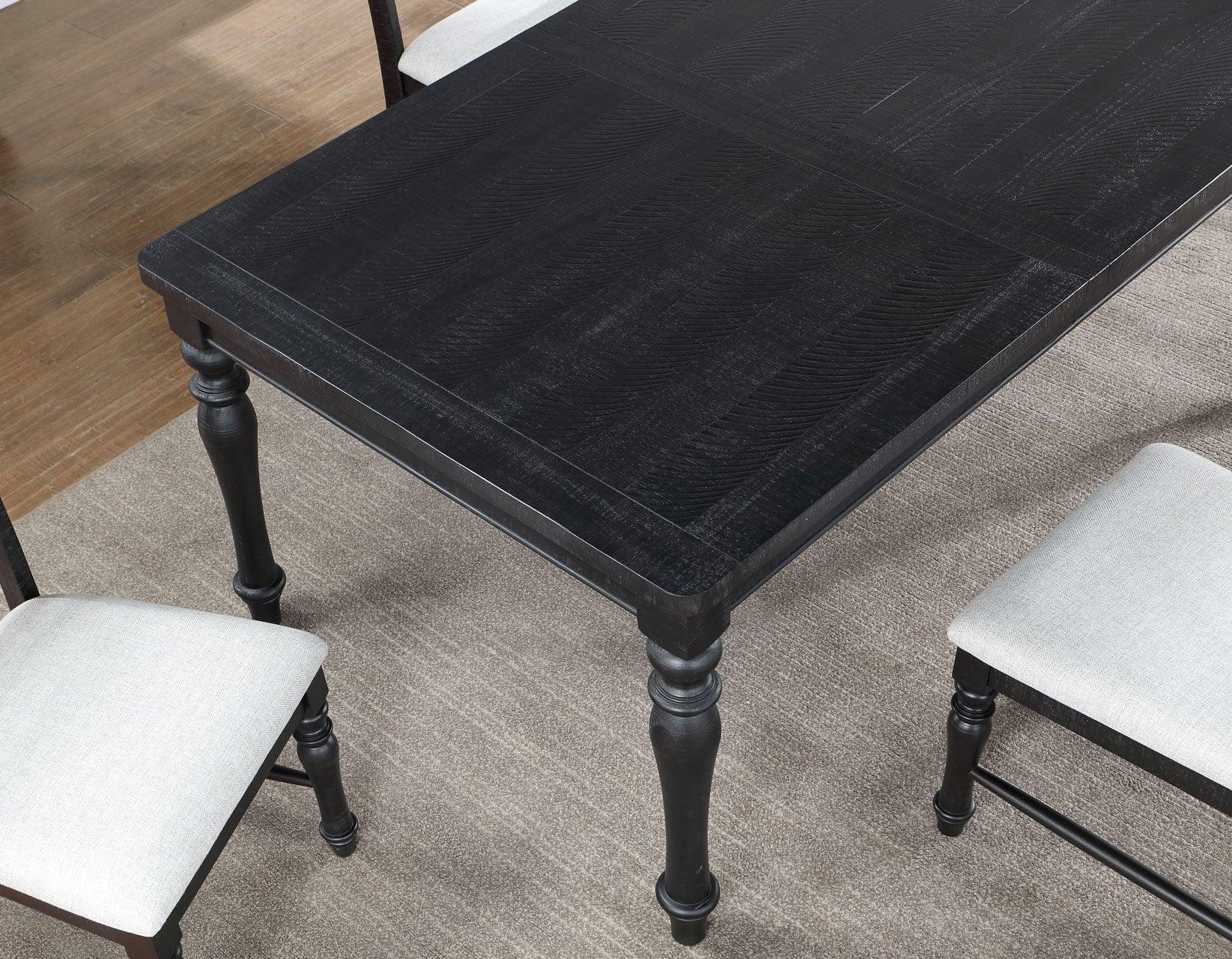 Odessa 66-84-inch Dining Table w/18-inch leaf - Image 4