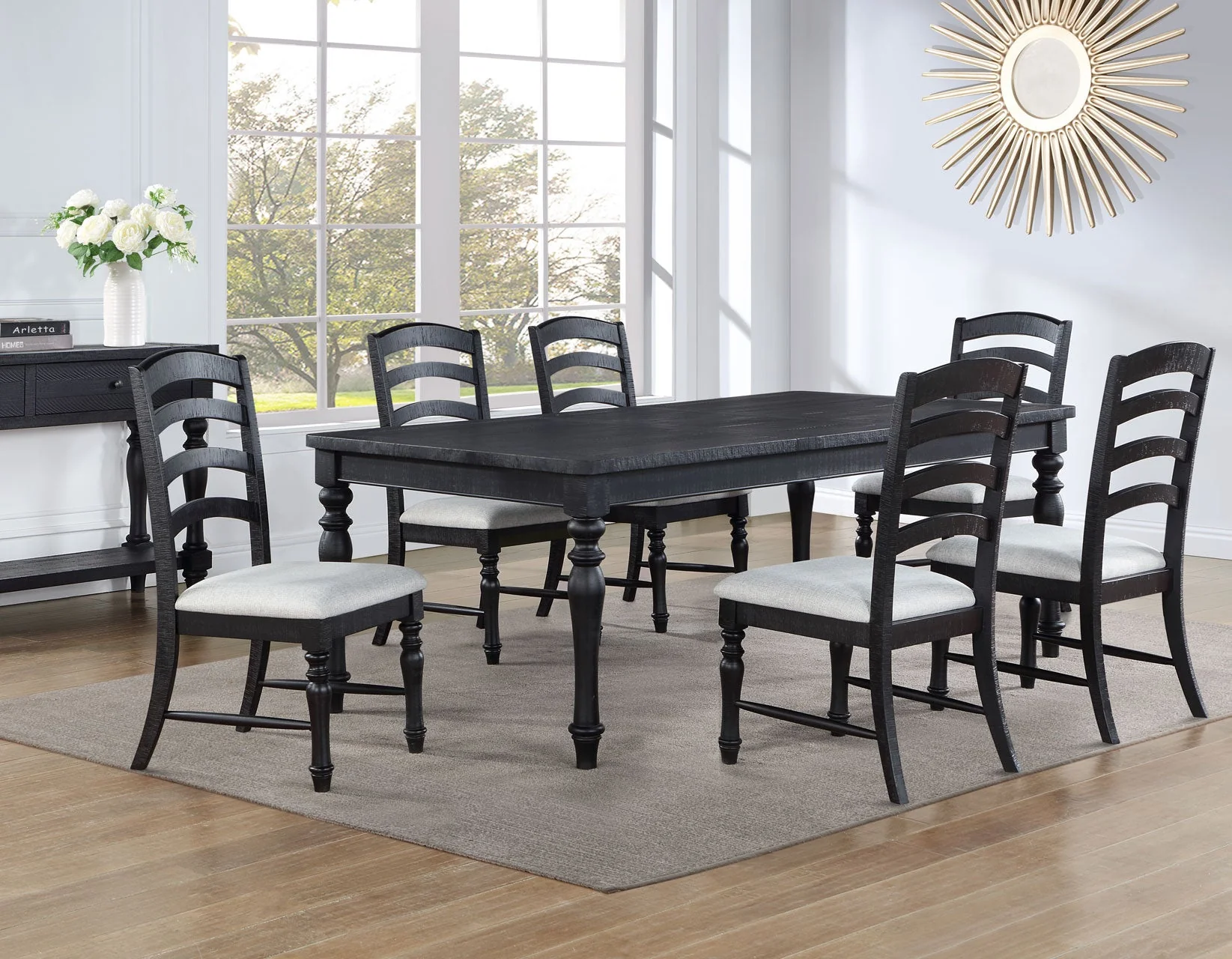 Odessa Black Dining Room Set - Image 3