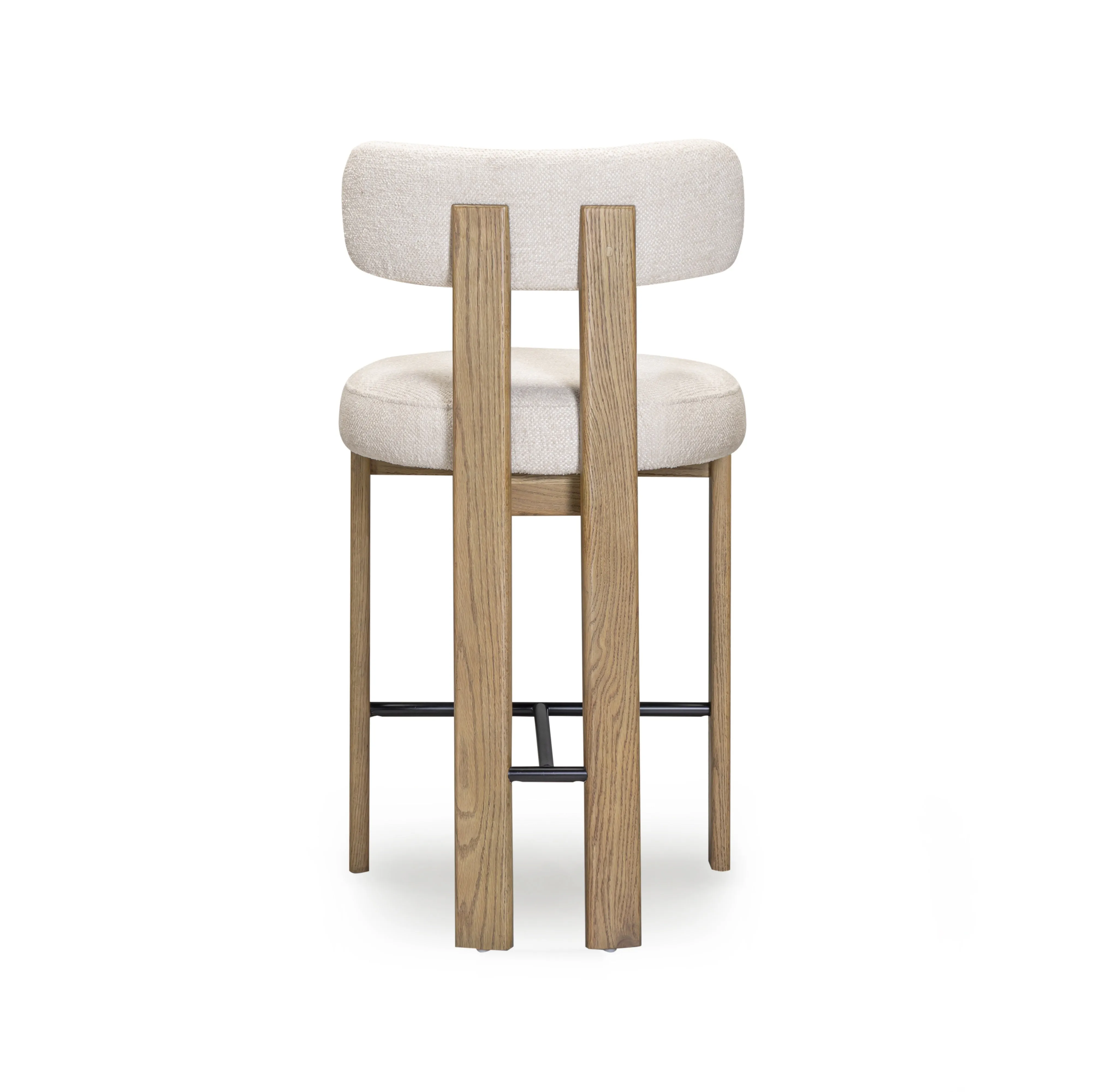 Odessa Cream Performance Fabric Counter Stool - Image 5