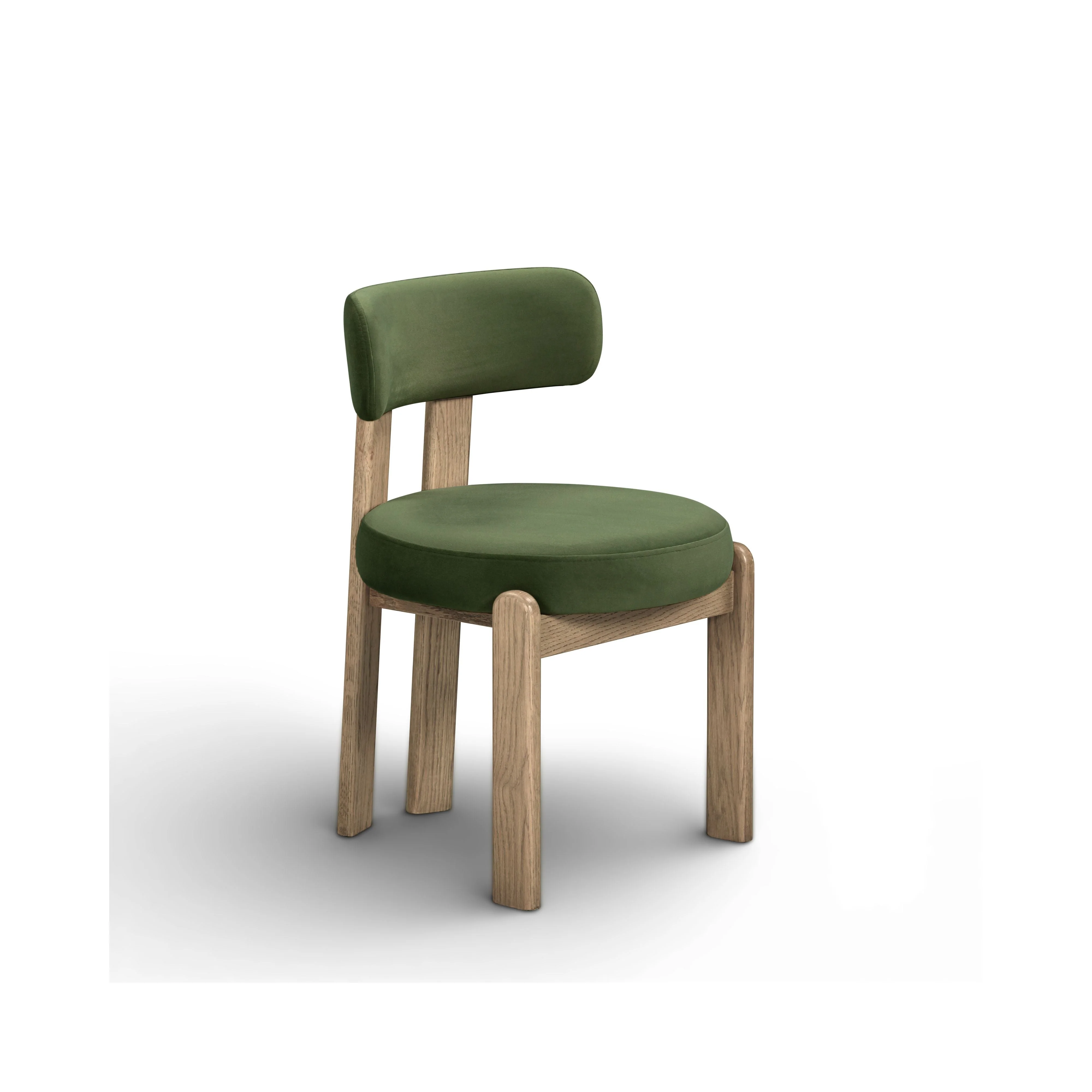 Odessa Green Performance Velvet Dining Chair - Image 2