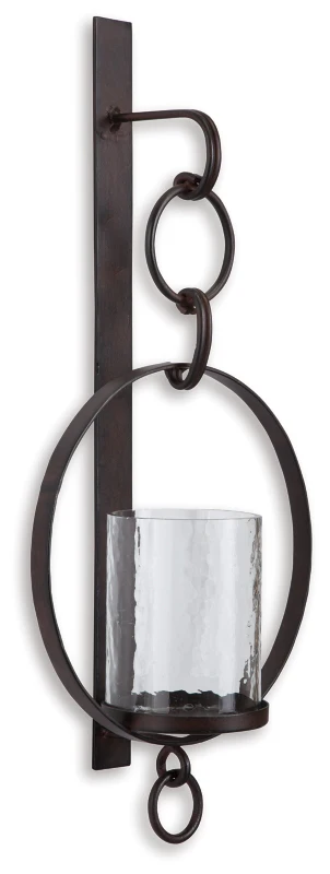 Ogaleesha Brown Wall Sconce - Image 2