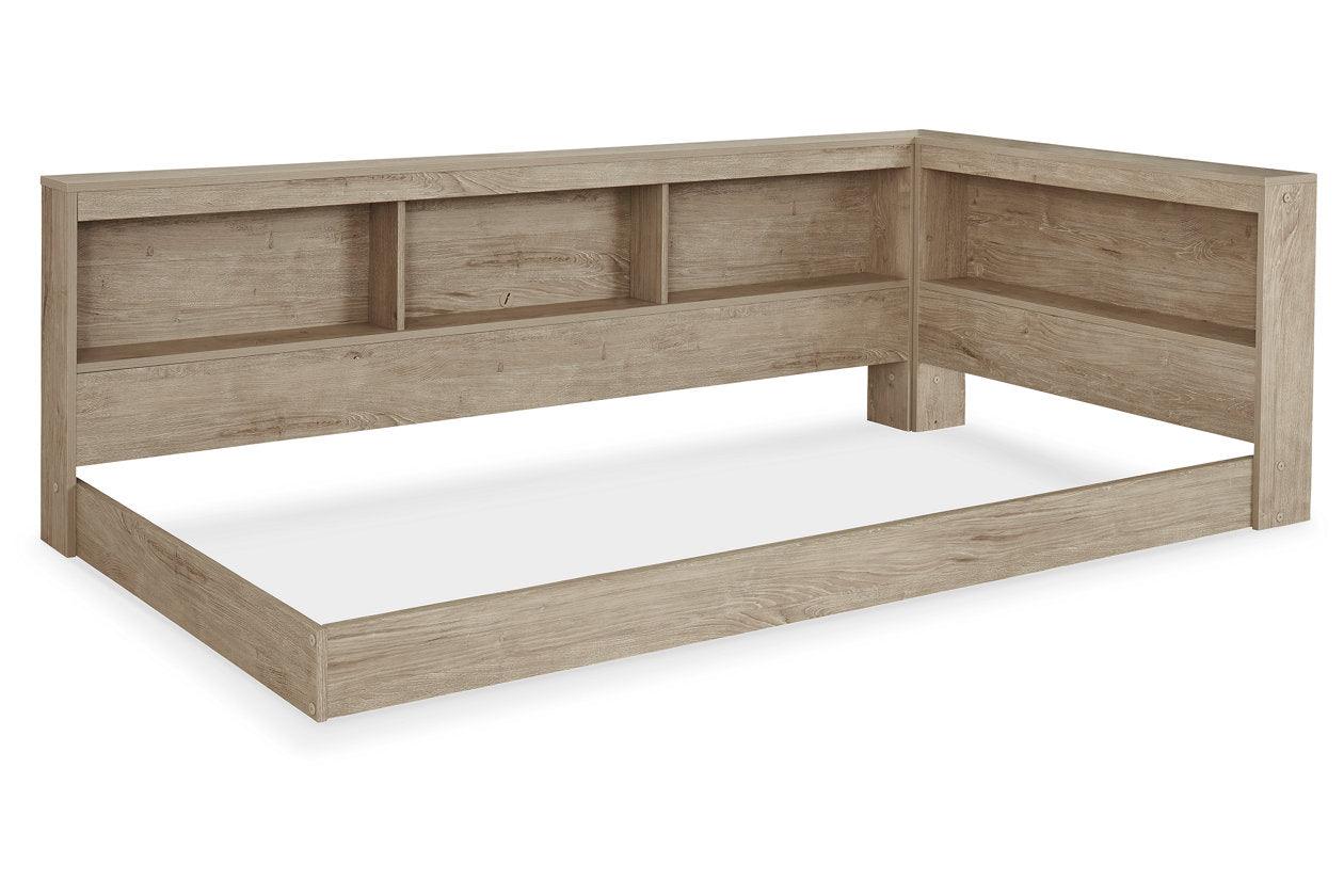 Oliah Natural Twin Bookcase Storage Bed - Image 3