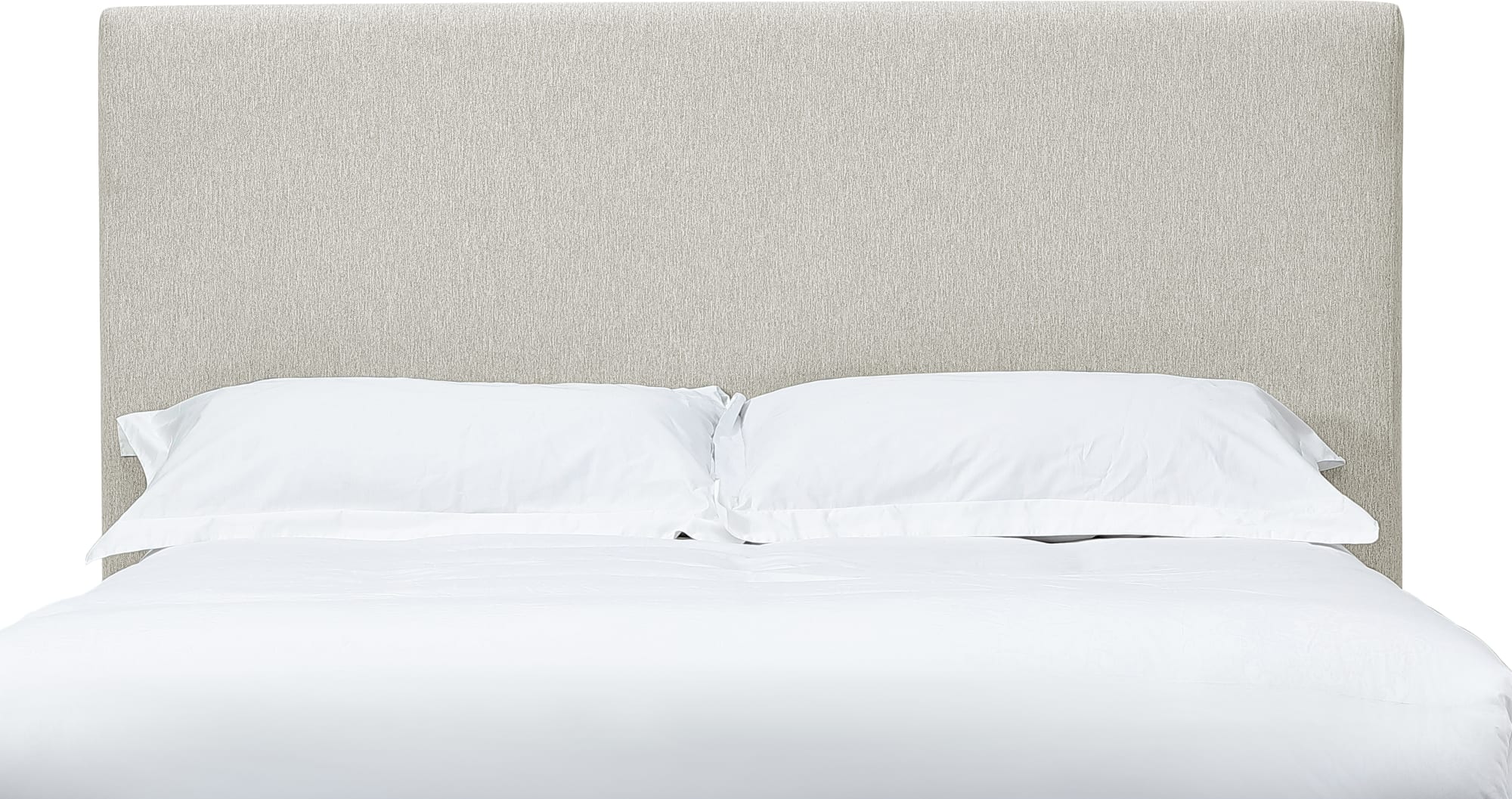 Olivia Ivory Upholstered Queen Headboard - Image 4