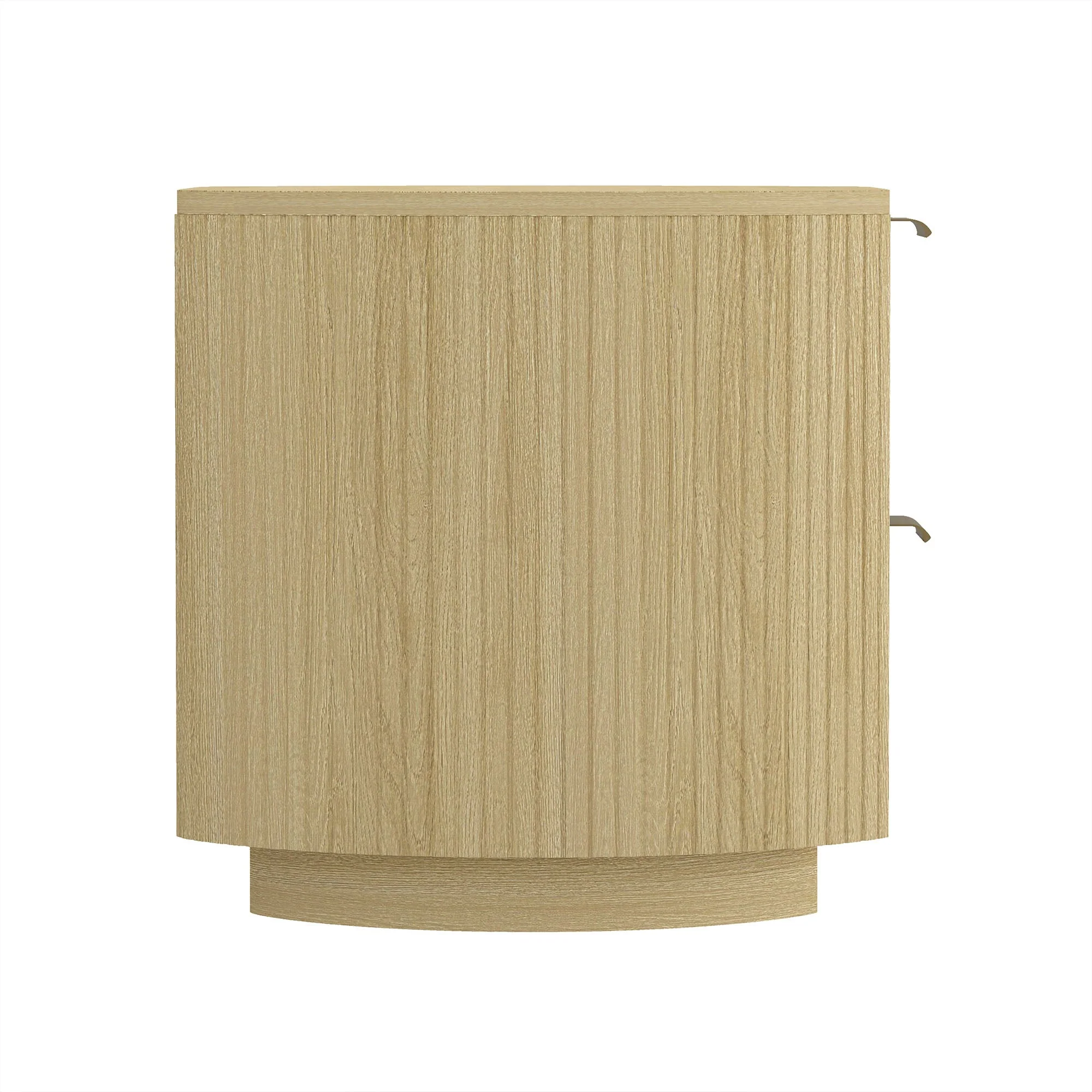 Olivia Nightstand in Natural Oak and Gold - Image 7