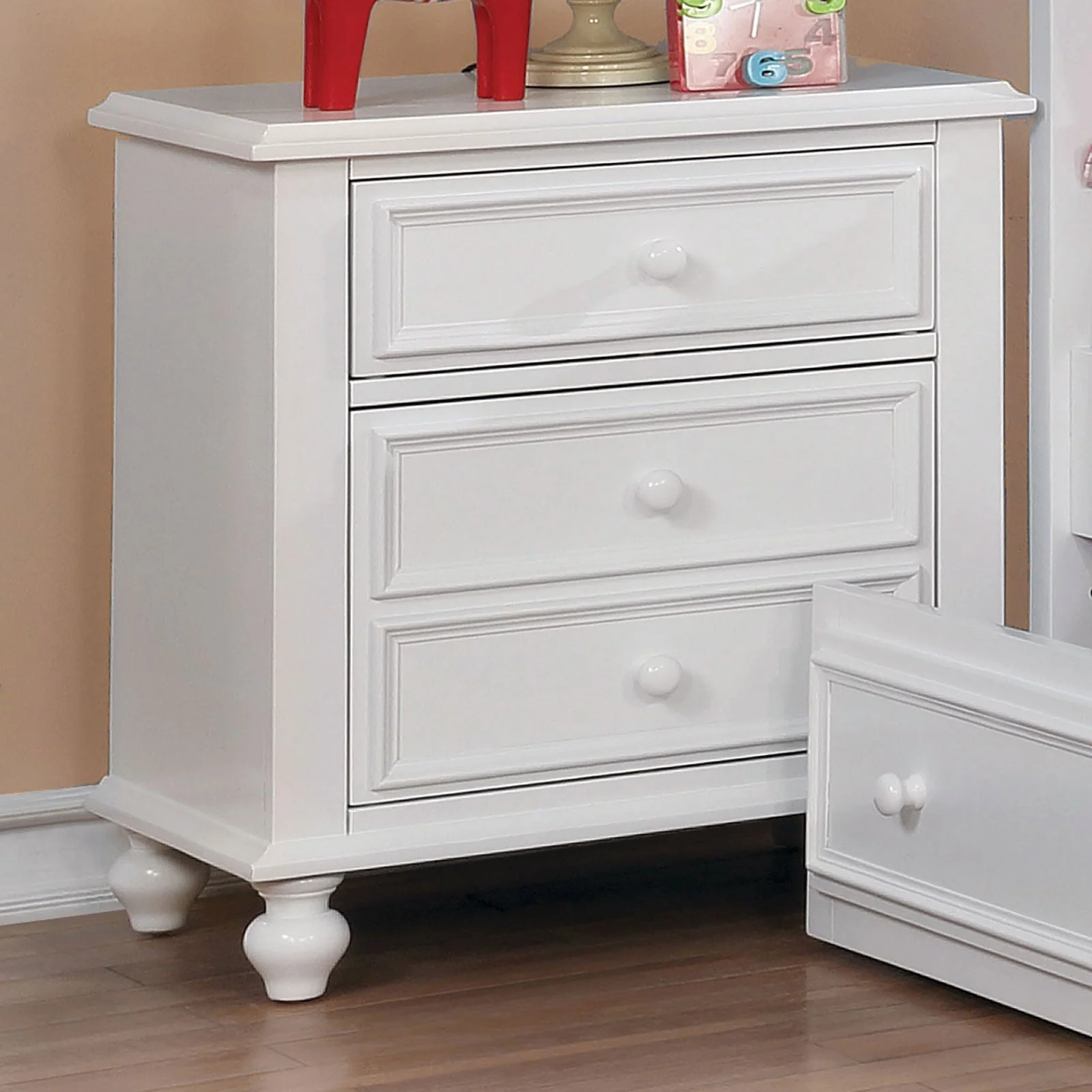 Olivia White Night Stand