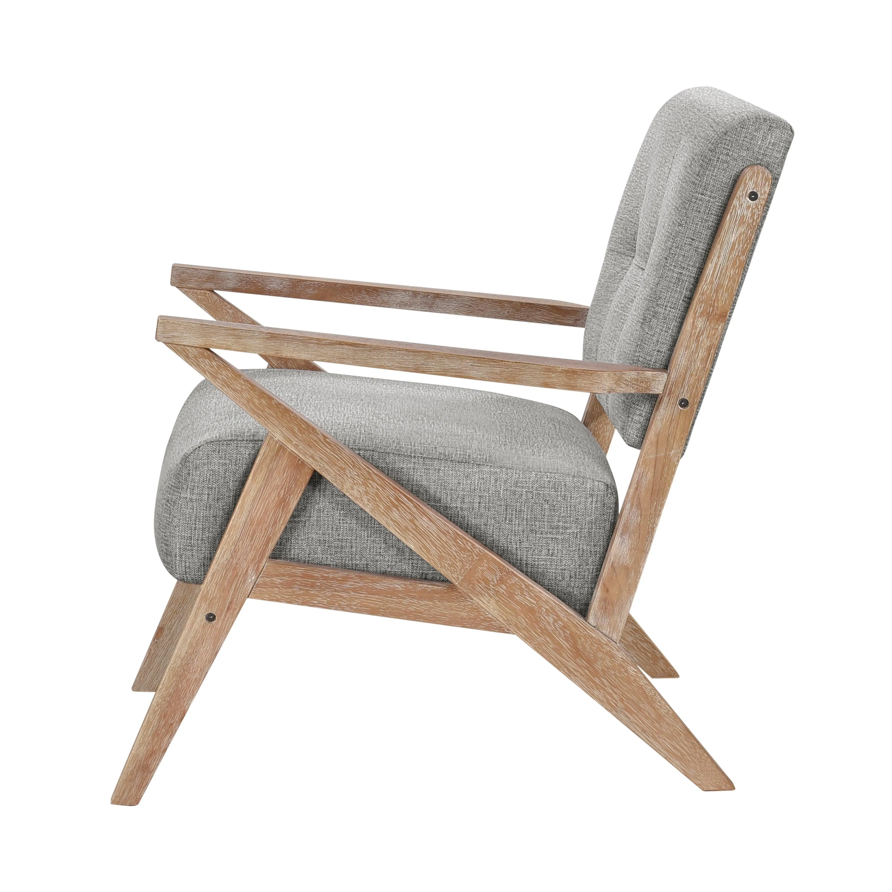 Ollen Gray Accent Chair - Image 3