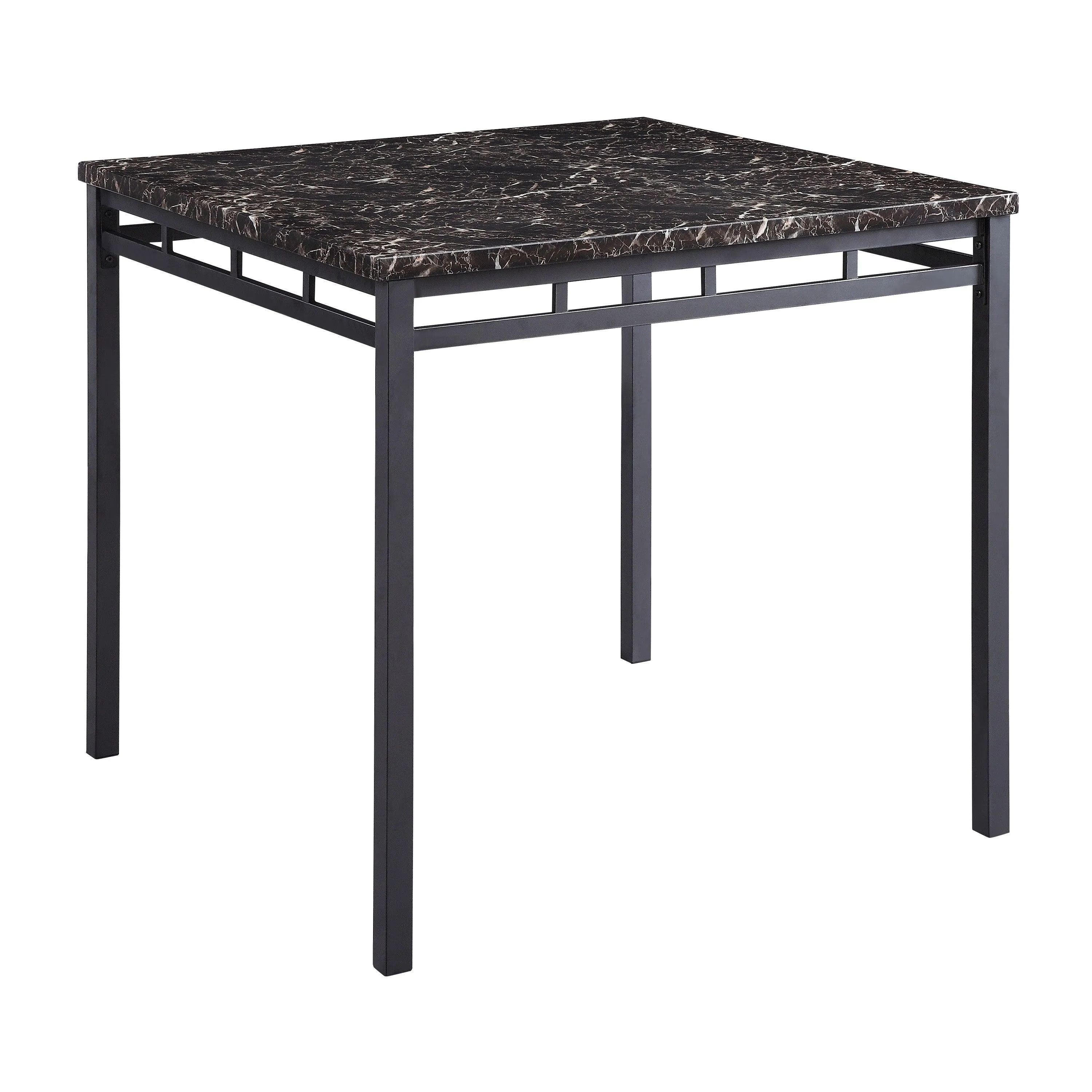 Olney Black/Dark Brown 5-Piece Counter Height Set - Image 3