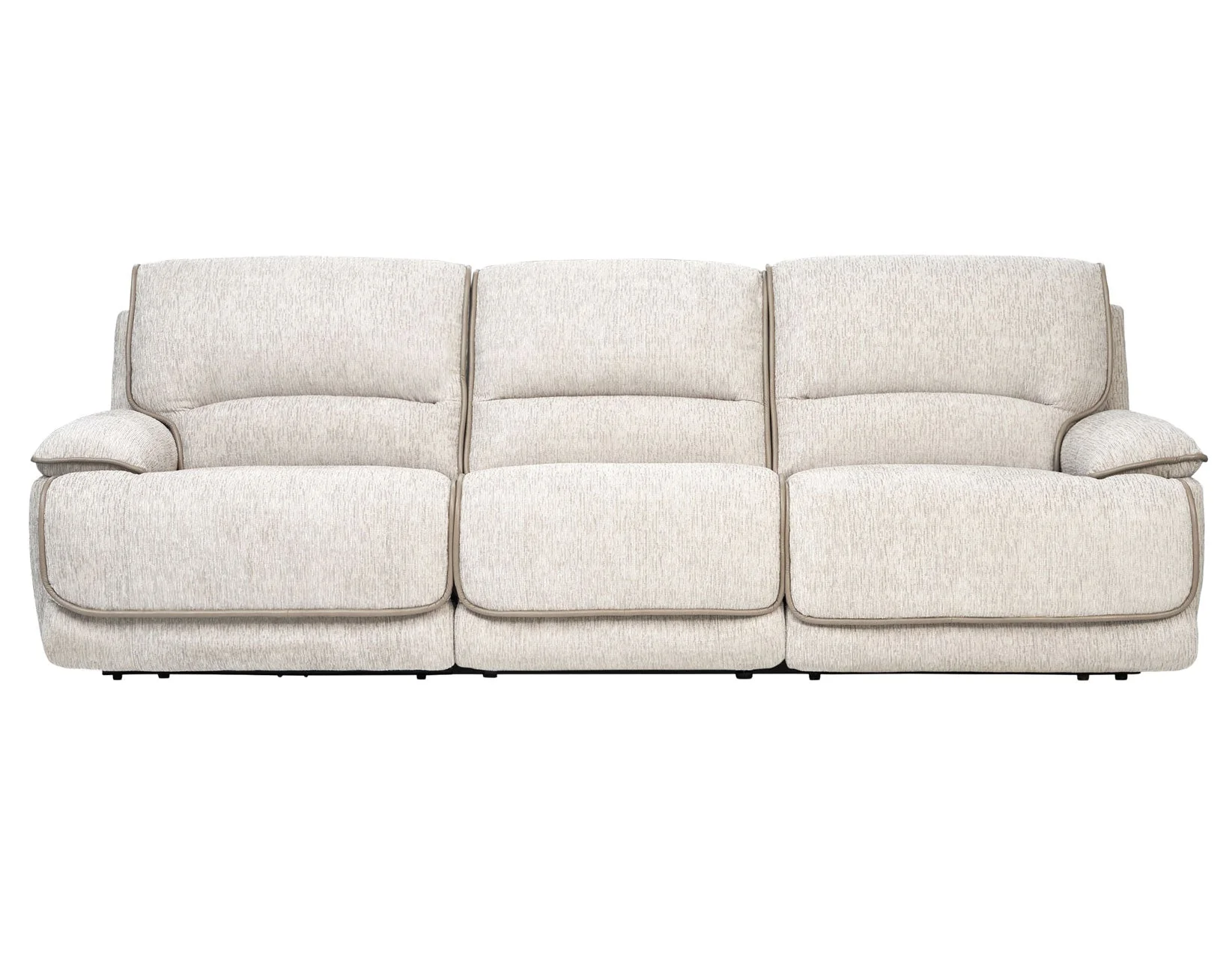 Olsen Dove 3-Piece Dual-Power Zero-Gravity Modular Reclining Sofa - Image 2