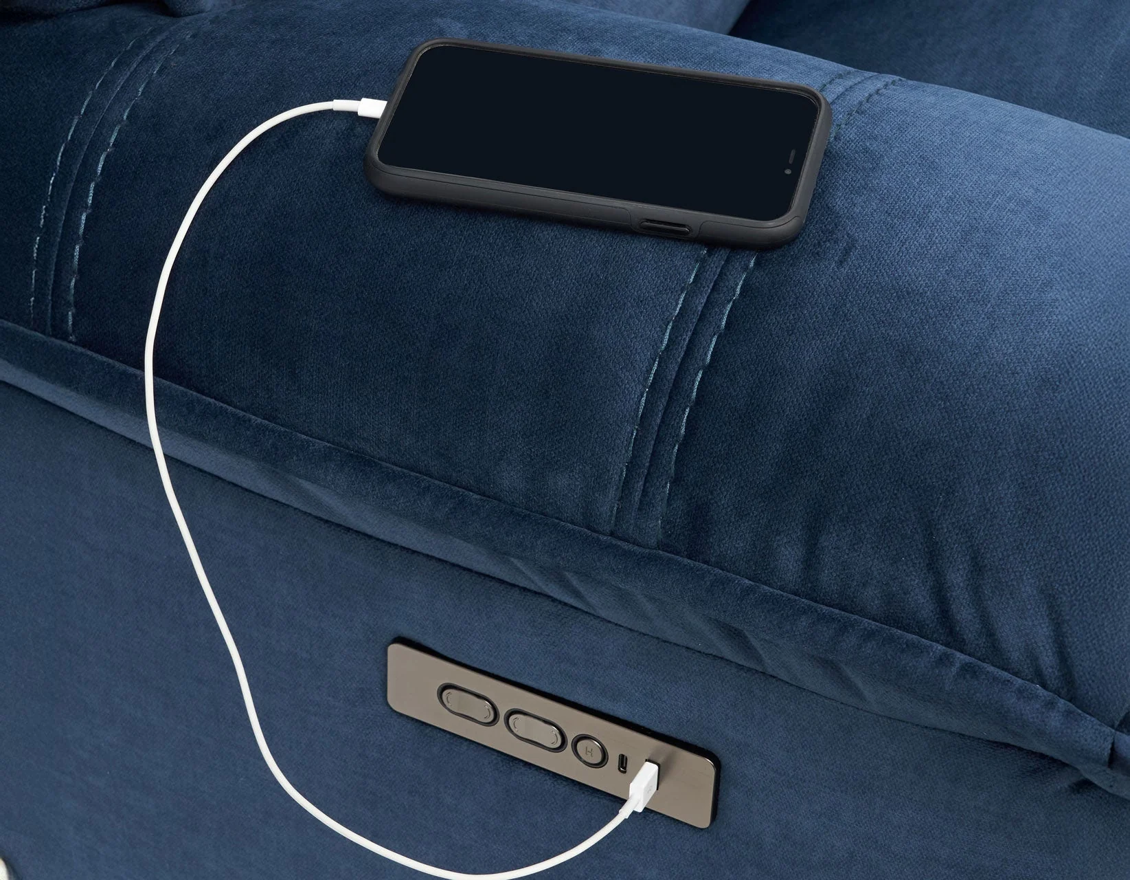 Olsen Indigo Dual-Power Zero-Gravity Recliner - Image 9