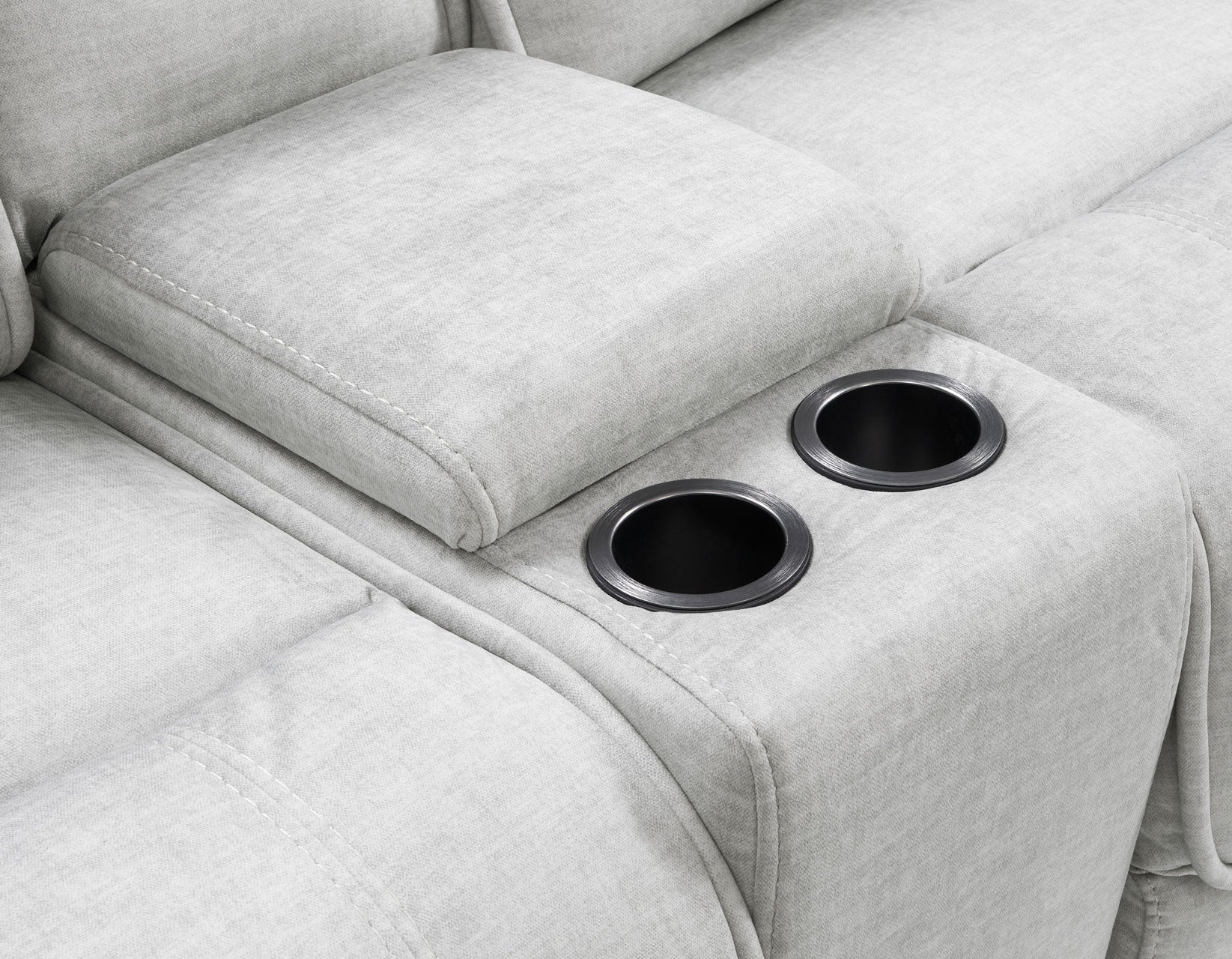 Olsen Silver 6-Piece Dual-Power Zero-Gravity Reclining Sectional - Image 12