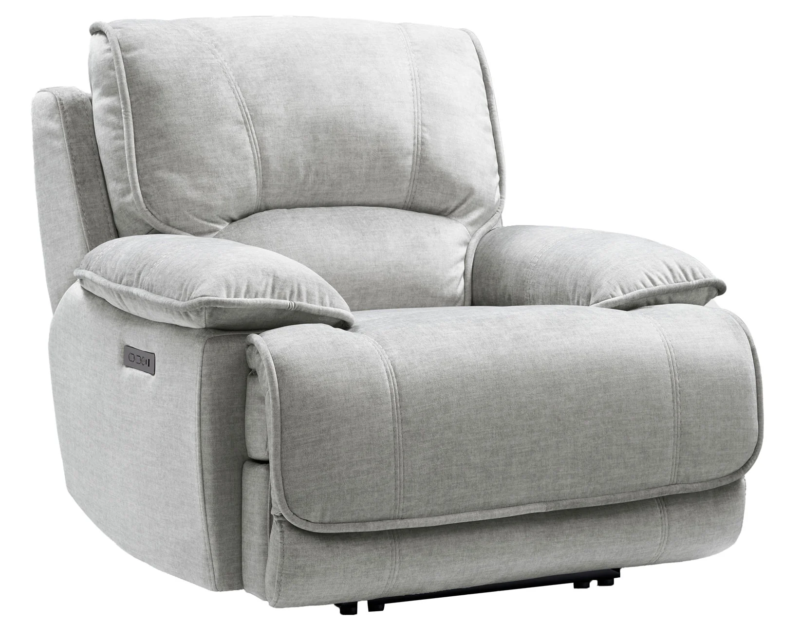 Olsen Silver Recliner, Dual-Power Zero-Gravity