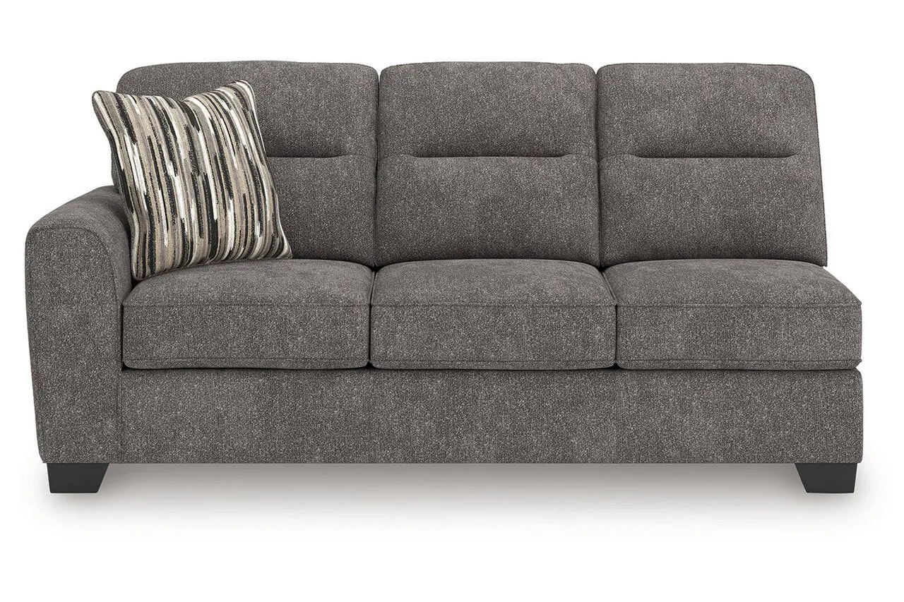 Olten Graphite 2-Piece Sectional with RAF Chaise - Image 5
