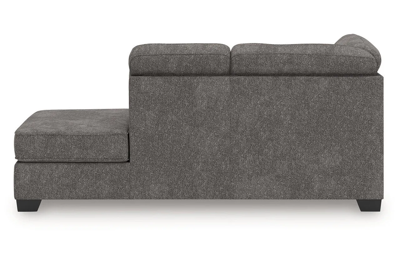 Olten Graphite 2-Piece Sectional with RAF Chaise - Image 6