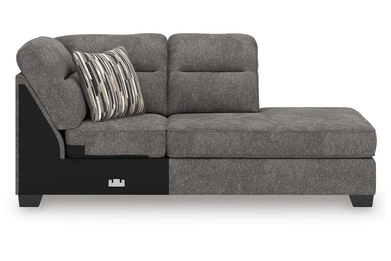 Olten Graphite 2-Piece Super Chaise - Image 5
