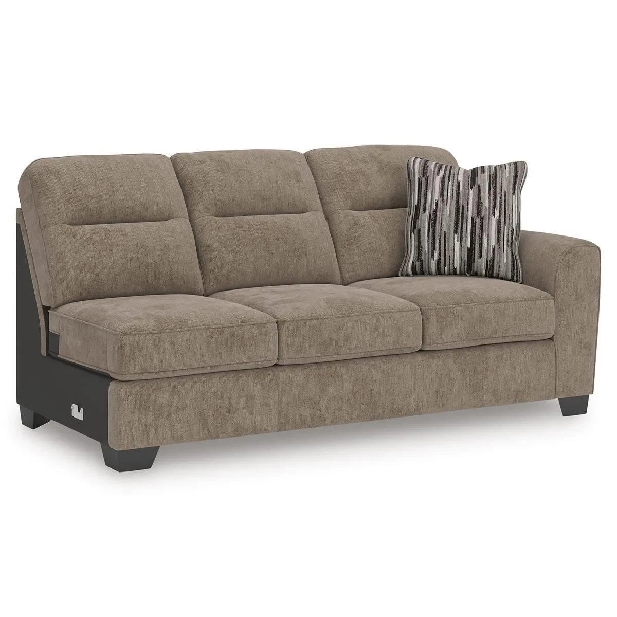 Olten Mocha 2-Piece Sectional with RAF Chaise - Image 8
