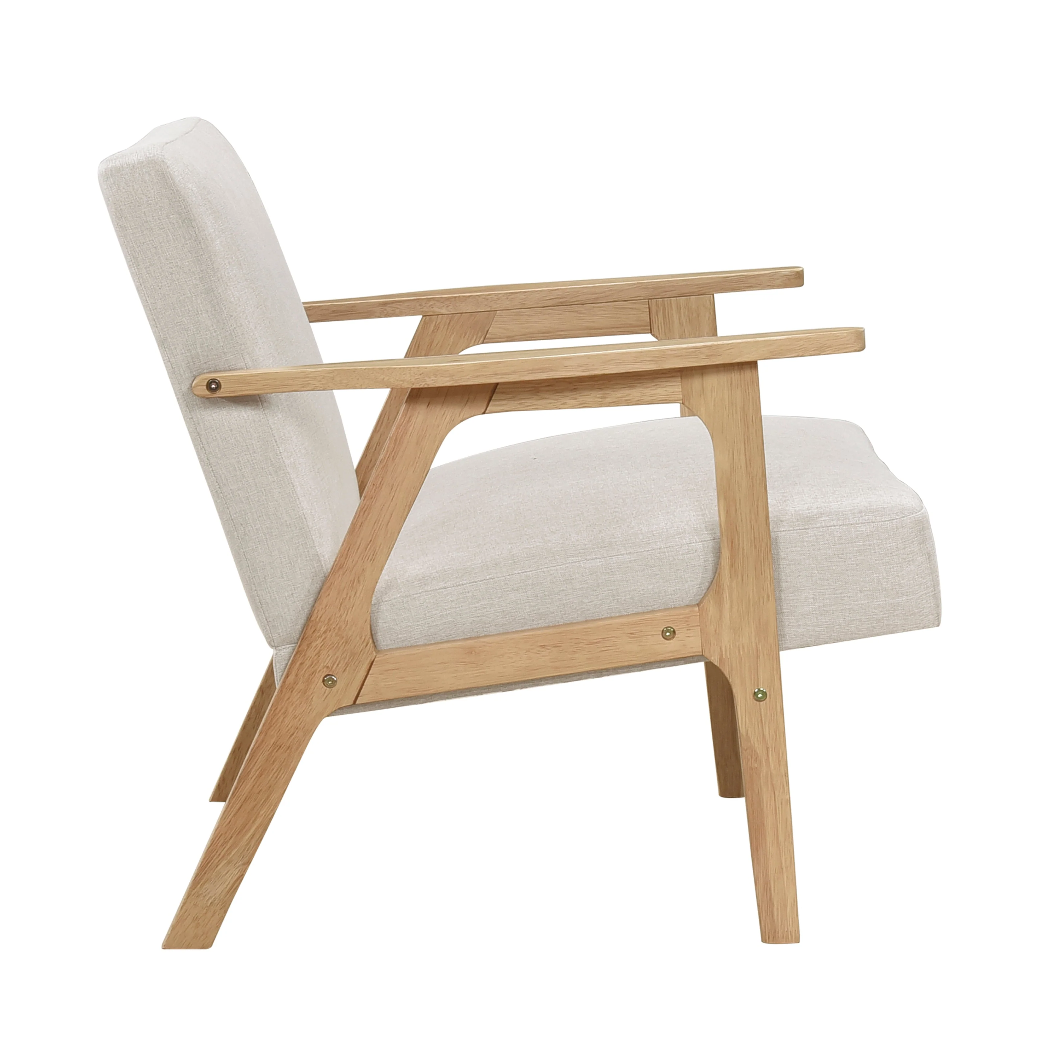 Omara Beige Accent Chair - Image 3