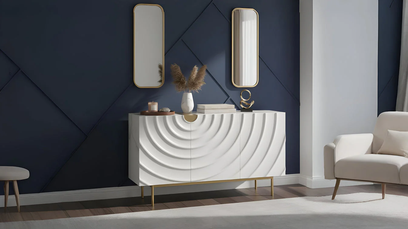 Onda Cream White Sideboard - Image 2