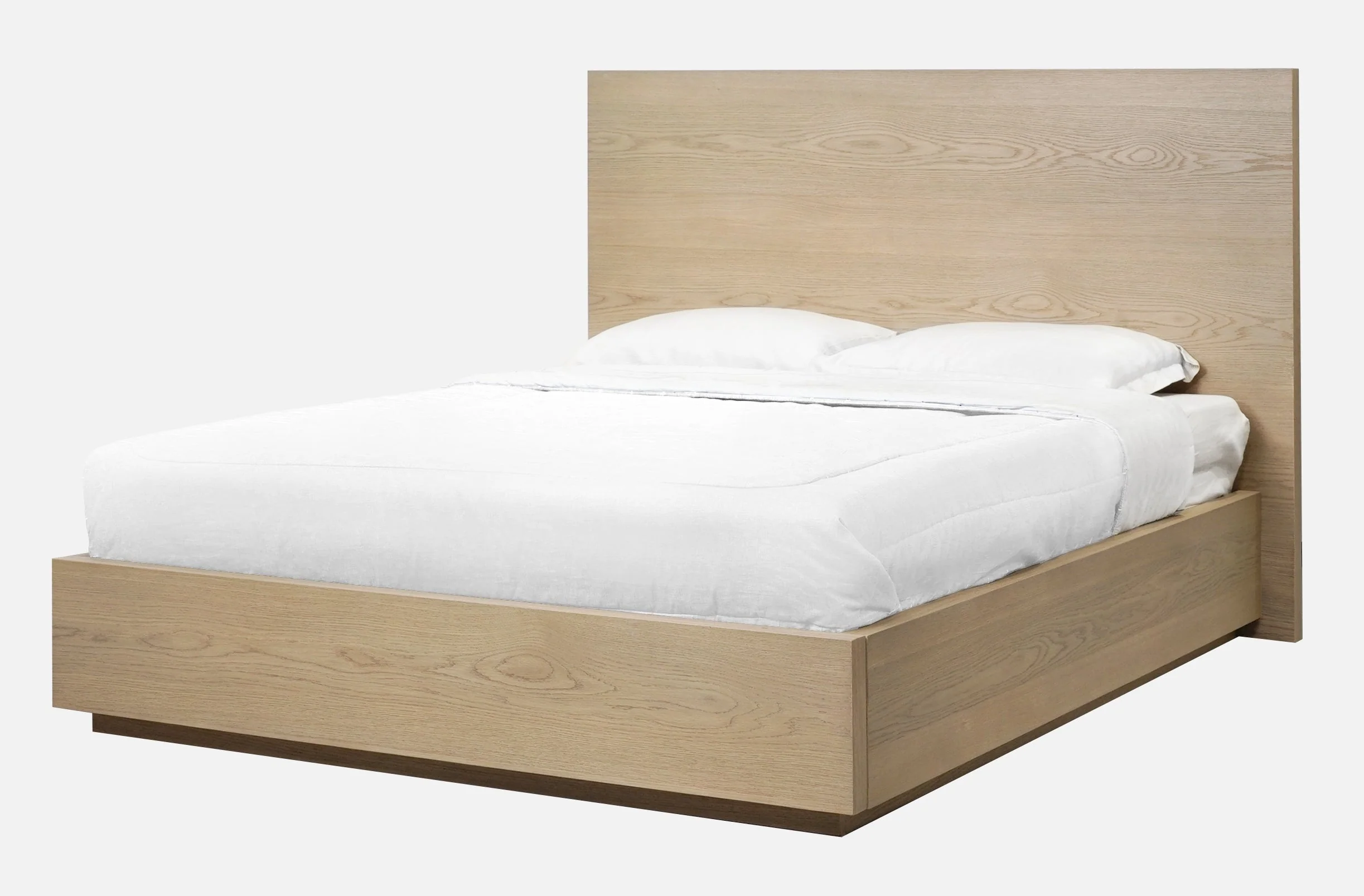 One Coastal Modern Full Platform Bed in Bisque - Image 3