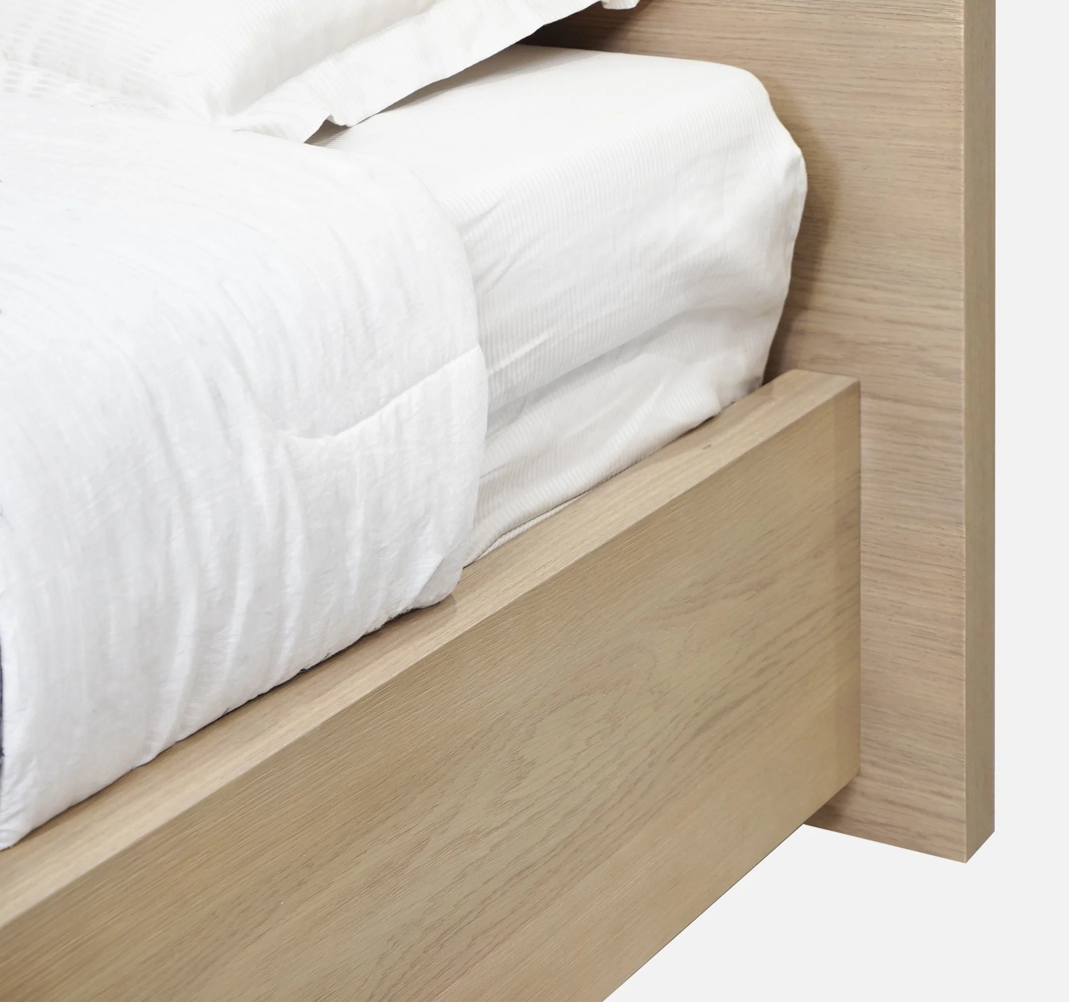 One Coastal Modern Queen Platform Bed in Bisque - Image 5