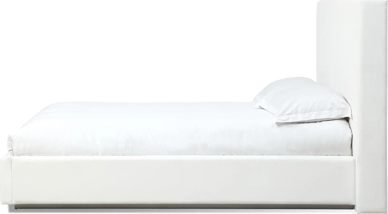 One Pearl King Upholstered Footboard Storage Bed - Image 7