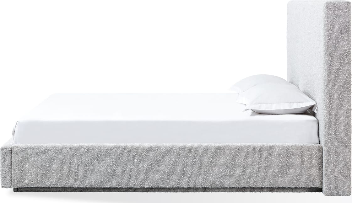 One Pearl Queen Upholstered Footboard Storage Bed - Image 7
