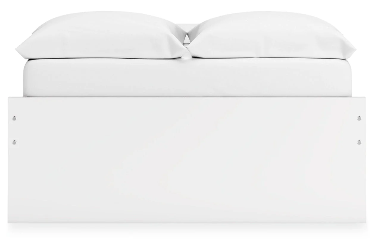 Onita White Full Storage Platform Base Bed with 2 Drawers - Image 5