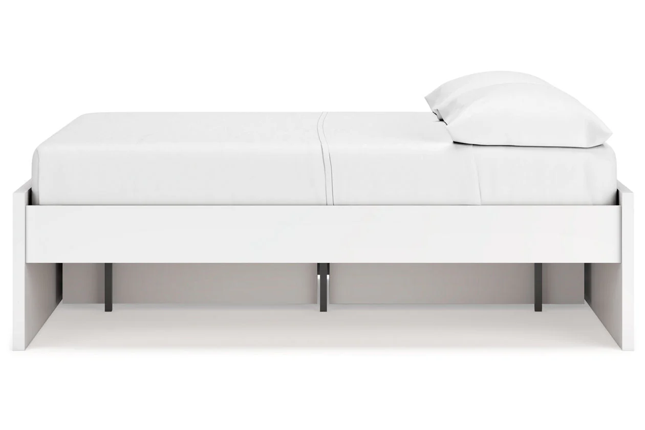 Onita White Full Storage Platform Base Bed with 2 Drawers - Image 7