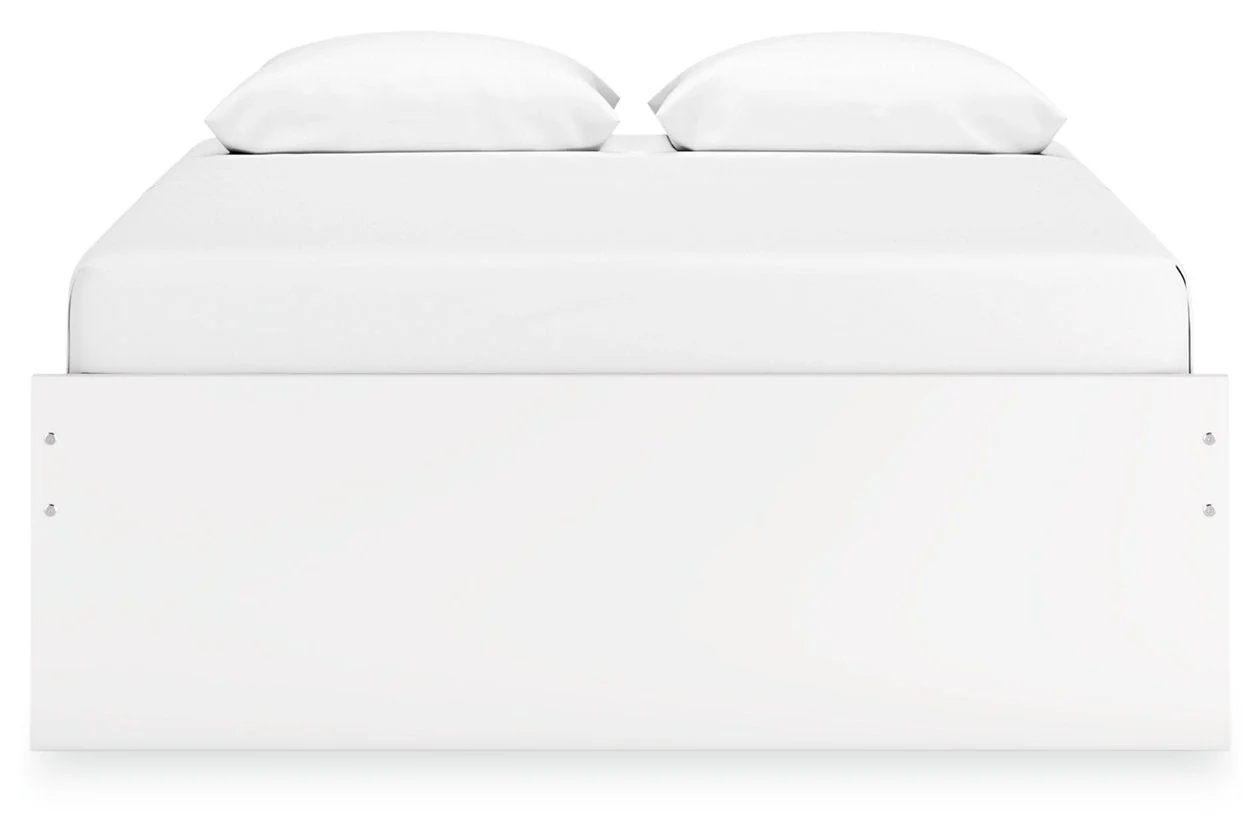 Onita White Queen Platform Base Bed - Image 5