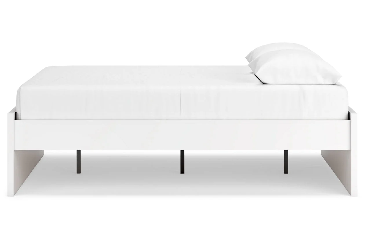 Onita White Queen Platform Base Bed - Image 7