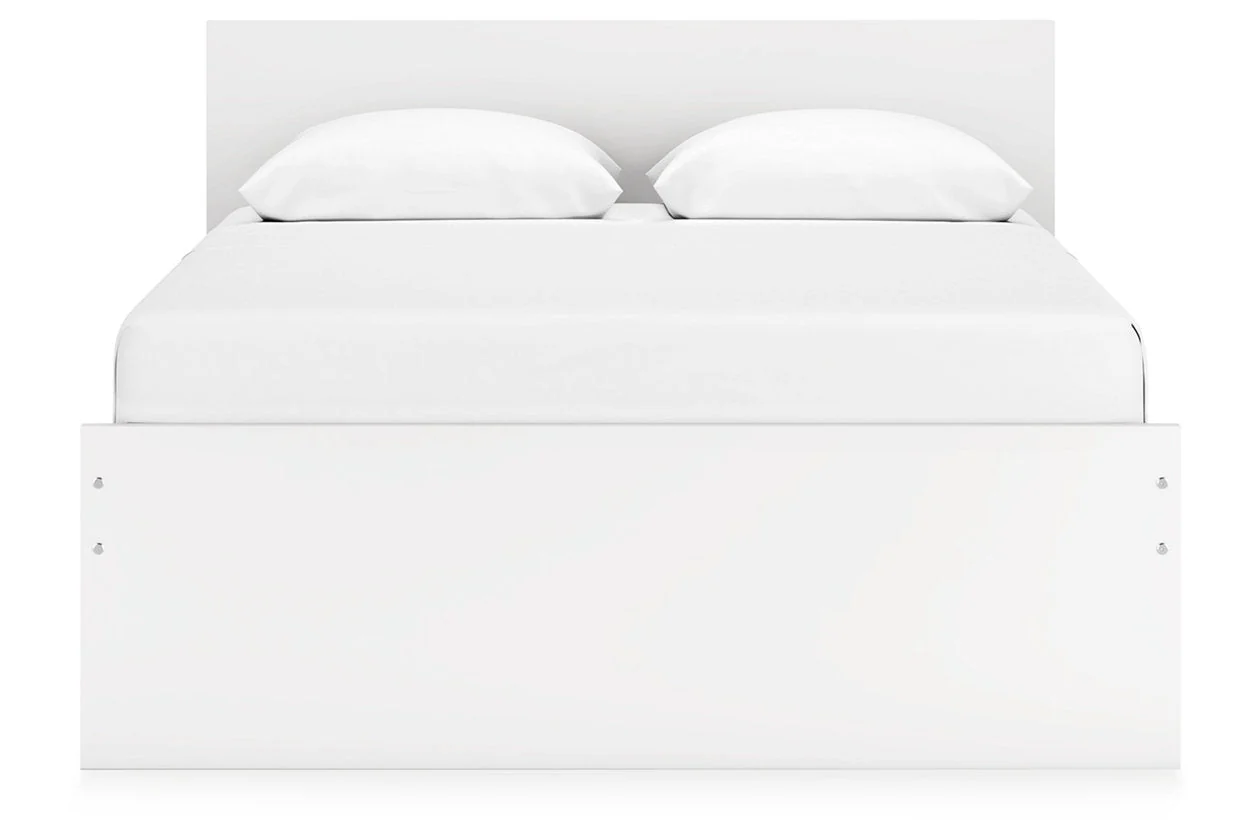 Onita White Queen Storage Platform Bed with 2 Drawers - Image 6