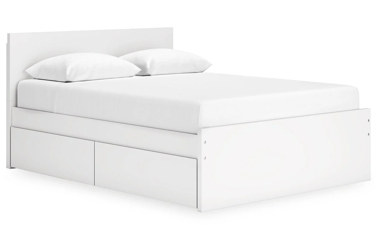 Onita White Queen Storage Platform Bed with 4 Drawers - Image 10