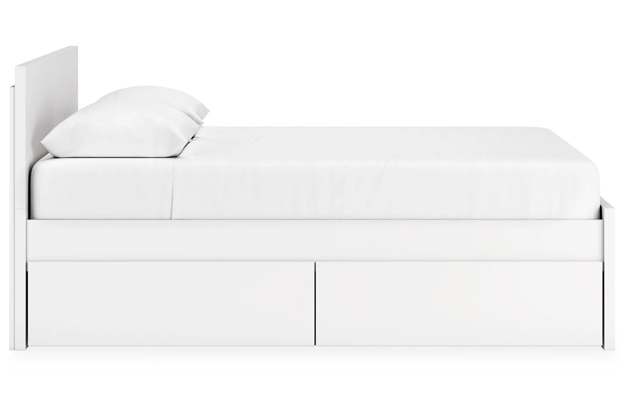 Onita White Queen Storage Platform Bed with 4 Drawers - Image 8
