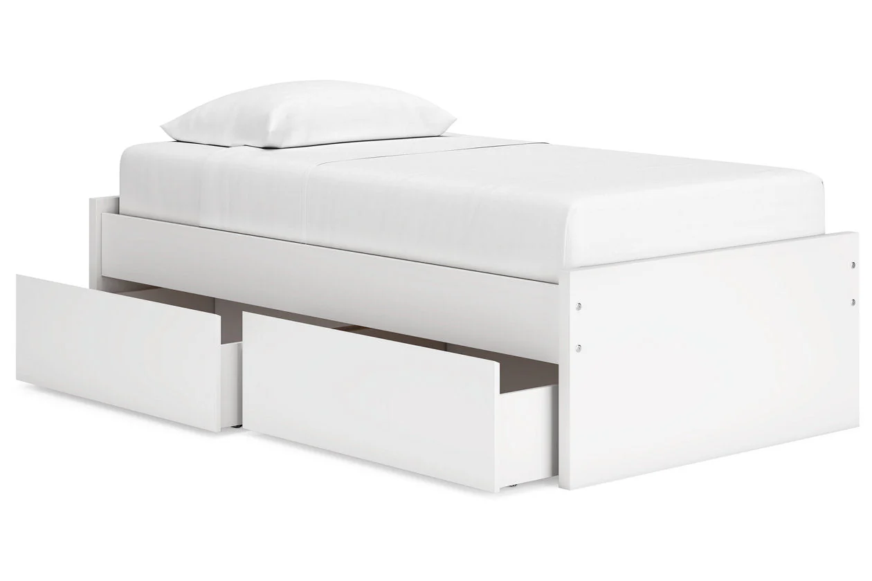 Onita White Twin Platform Base Bed - Image 5