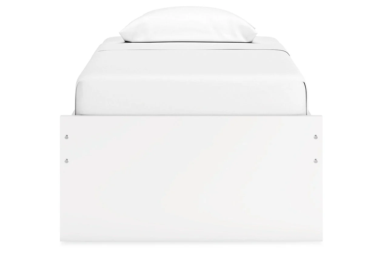 Onita White Twin Platform Base Bed - Image 6