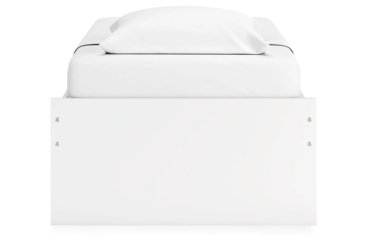 Onita White Twin Platform Base Bed - Image 7