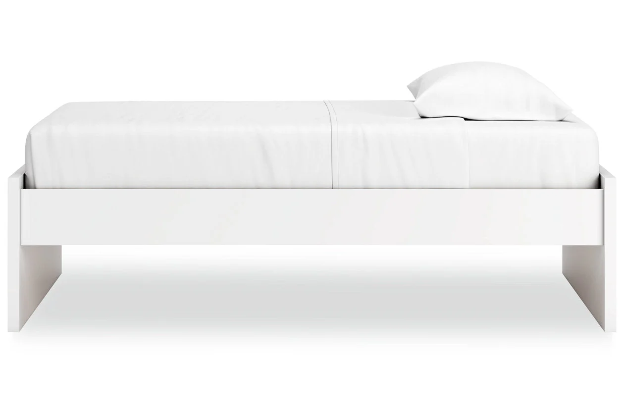 Onita White Twin Platform Base Bed - Image 8