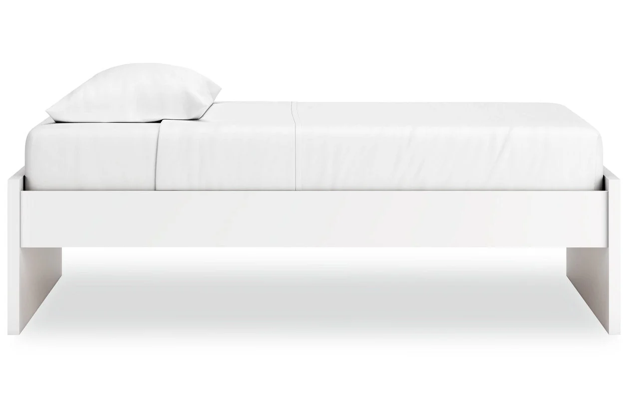 Onita White Twin Platform Base Bed - Image 9